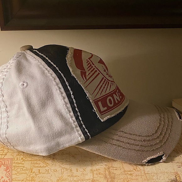 Lone Star “1845” Distressed Baseball Cap Hat Mesh Back - Picture 5 of 12